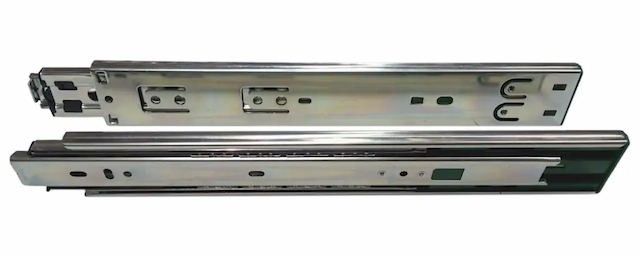 GTV PK-L-H45-400-B Направляющая шариковая GTV h=45 L-400мм, 40кг, с доводчиком Versalite Plus 
