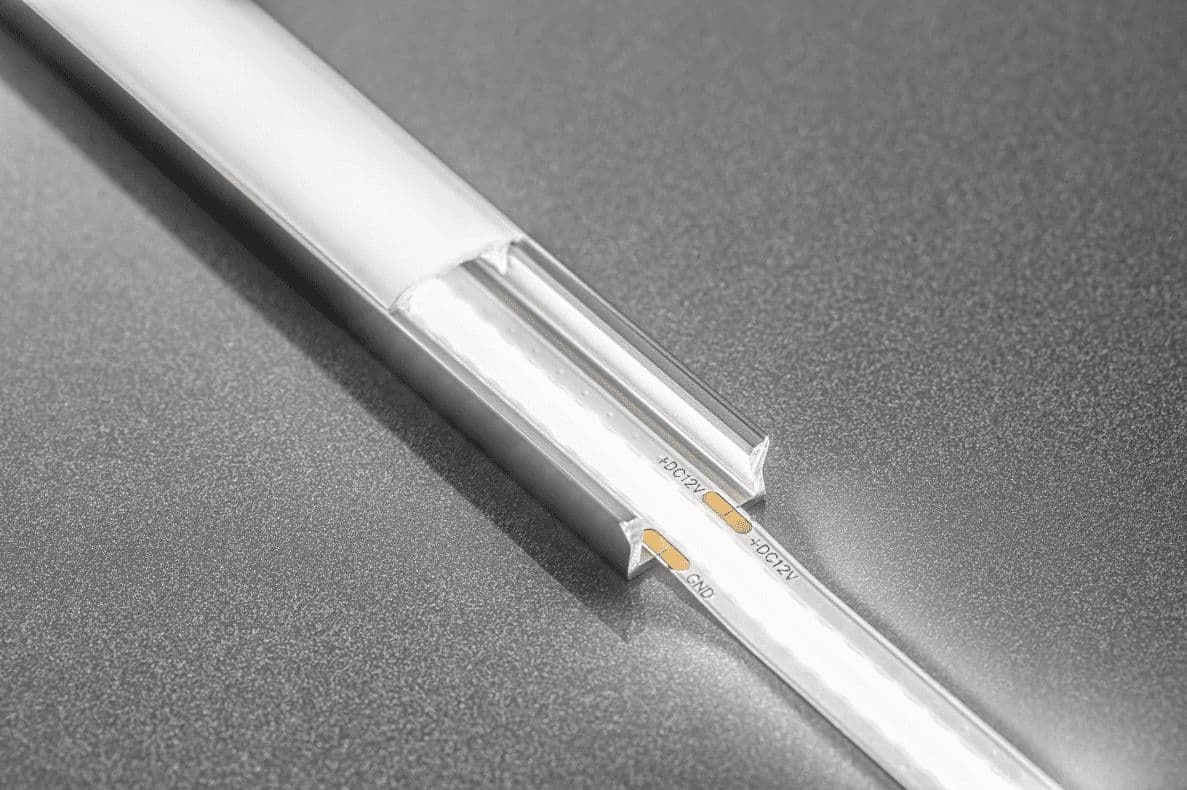GTV LD-COB12V-20-NEСветодиодная лента COB 12V, 1600 LED, 8мм, 40Вт / 5м, без геля, нейтральный белый