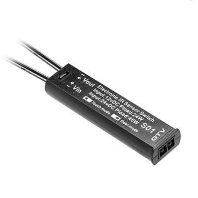 GTV AE-WBCUNI-10DIM Выключатель бесконтактный универсальный (двухступенчатый или бесконтактный), чер