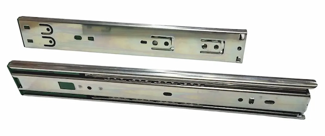 GTV PK-L-H45-450-B Направляющая шариковая GTV h=45 L-450мм, 40кг, с доводчиком Versalite Plus 